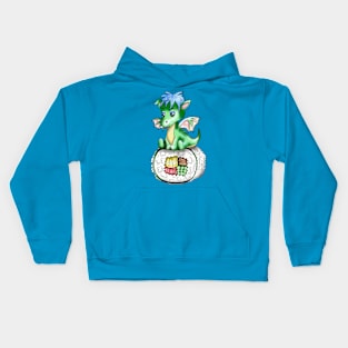 sushi lover baby dragon roll Kids Hoodie